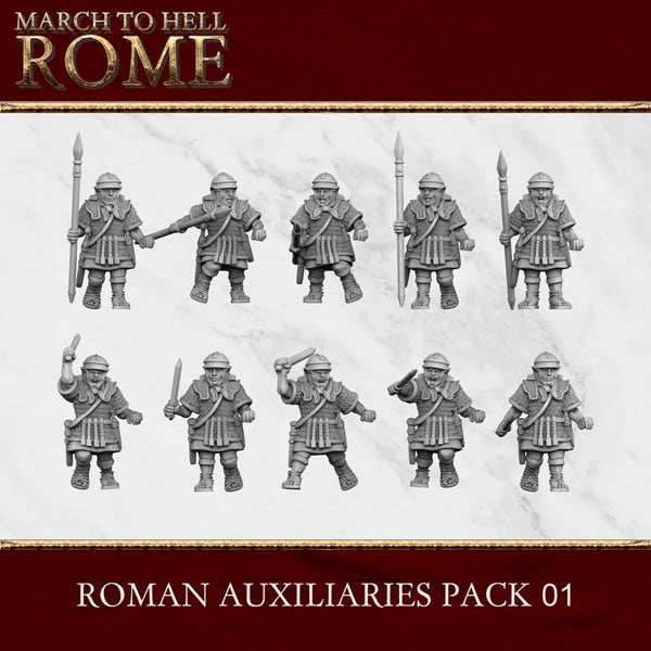 Imperial Rome Army AUXILIARIE PACK 01 28/15mm