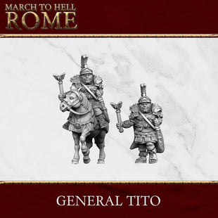 Imperial Rome Army ROMAN GENERAL TITO 28/15mm