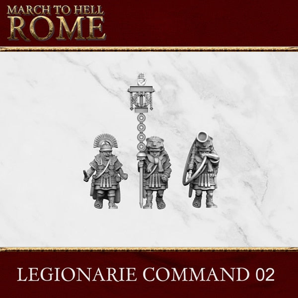 Imperial Rome Army LEGIONARIE COMMAND 02 28/15mm