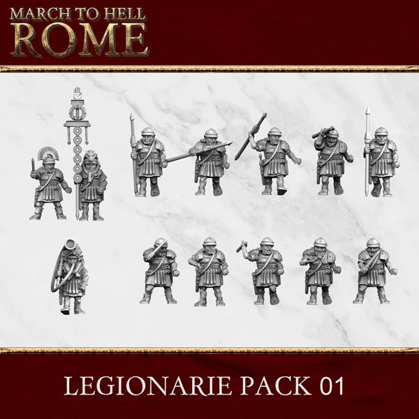 Imperial Rome Army LEGIONARIE PACK 01 28/15mm