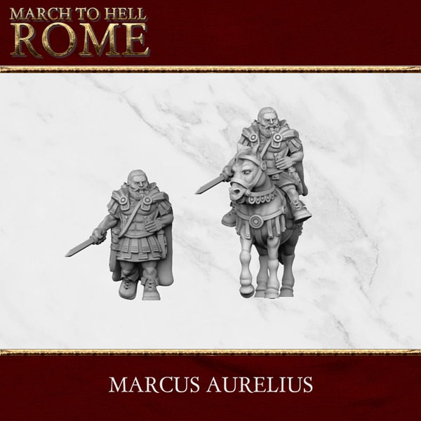 Imperial Rome Army MARCUS AURELIUS 28/15mm