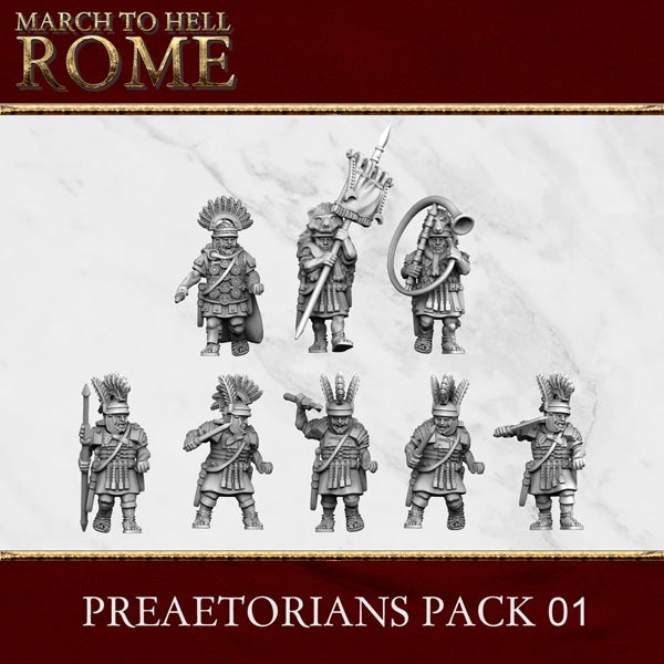 Imperial Rome Army PRAETORIANS PACK 01 28/15mm