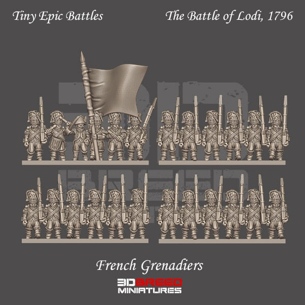 Z10mm Battle of Lodi FRENCH GRENADIERS