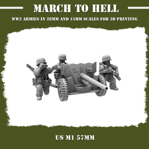 Unites States Marines (Usm) M1 57Mm (Cannon) Figure