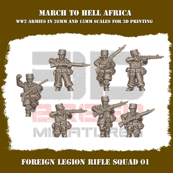 French Foreign Legion RIFLE SQUAD 01