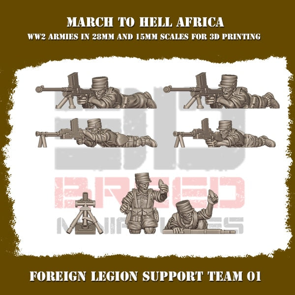 French Foreign Legion SUPPORT TEAM 01