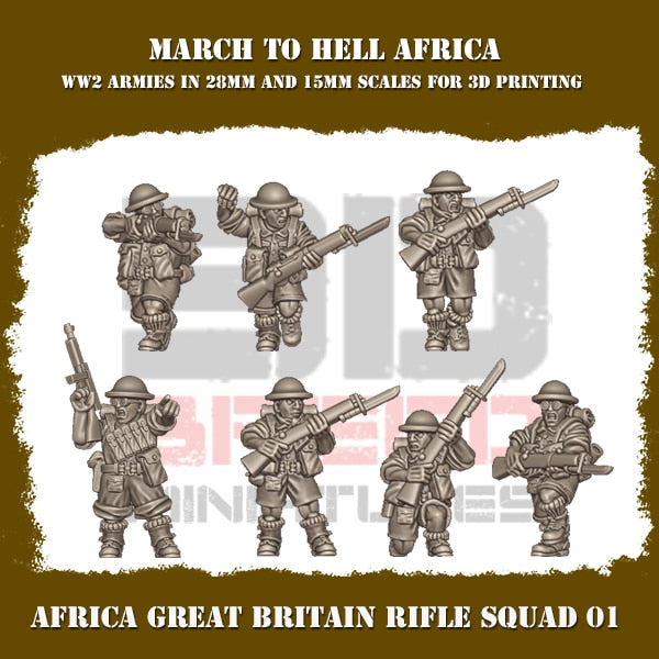 British Army Africa RIFLE SQUAD 01