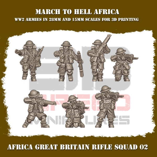 British Army Africa RIFLE SQUAD 02