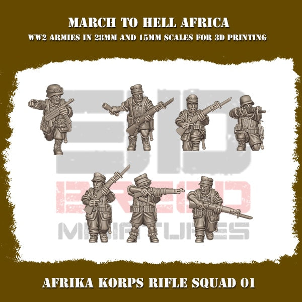Africa Korps Rifle squad 01