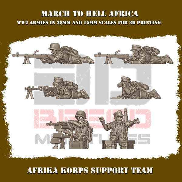 Africa Korps Support Teams