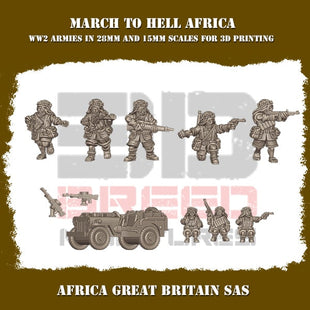 British Army Africa SAS