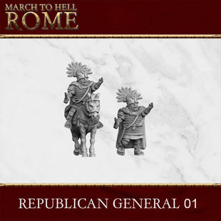Roman Republic Army REPUBLICAN GENERAL 28/15mm