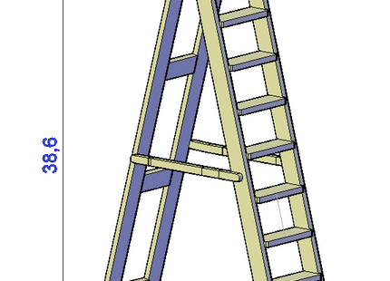 Open Step Ladder 9ft - RS-0053-O-76