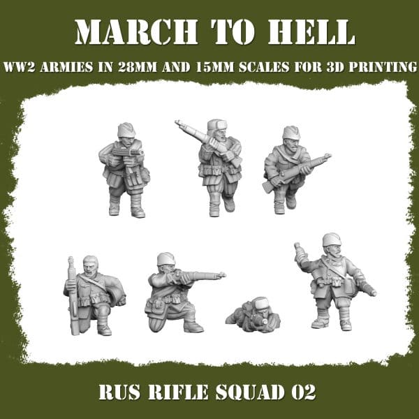 Red Army Rifle Squad 02 Figure