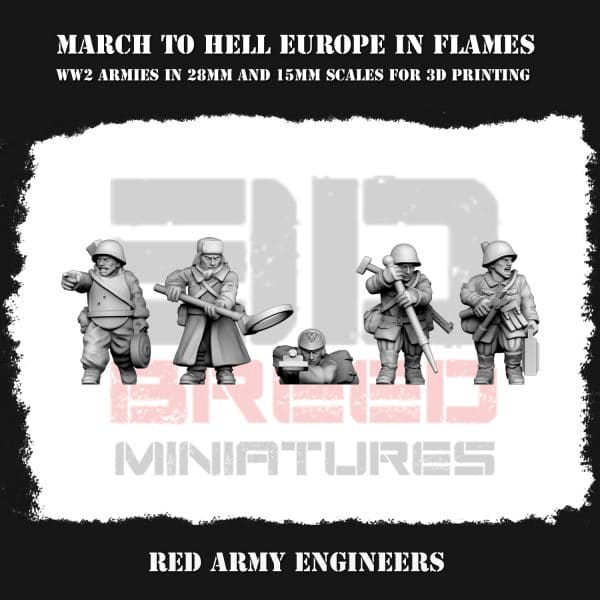Red Army Engineers Figure
