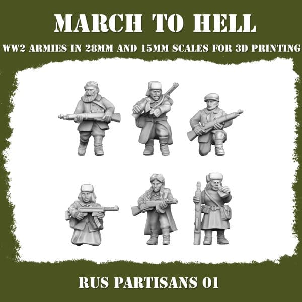 Red Army Partisans 01 Figure