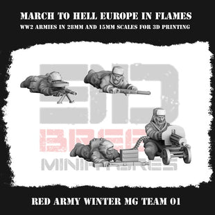 Red Army Winter Mg Teams 01 Figure