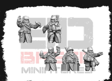 Red Army Winter Mortar Teams 01 Figure