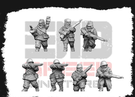 Red Army Winter Rifle Squad 01 Figure