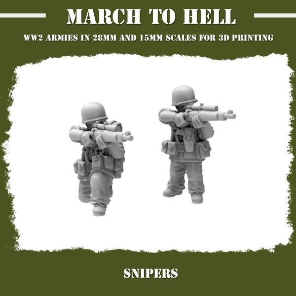 United States Marines (Usm) Sniper Team 01 Figure