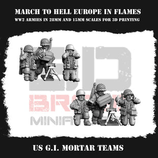Us G.i. Mortar Teams Figure