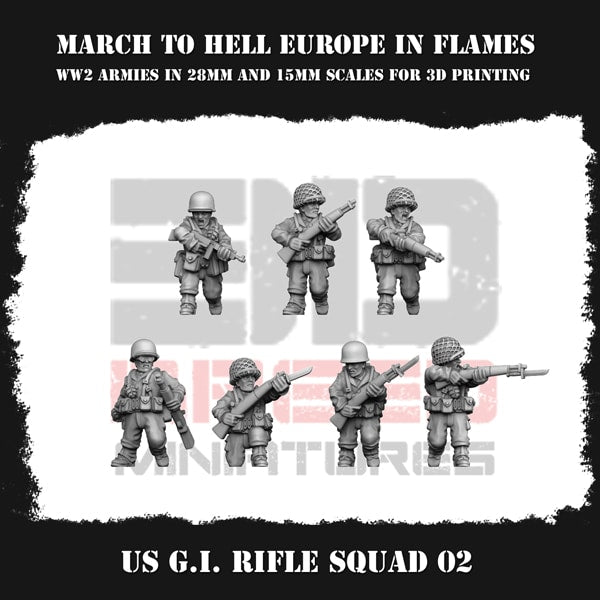 Us G.i. Rifle Squad 02 Figure