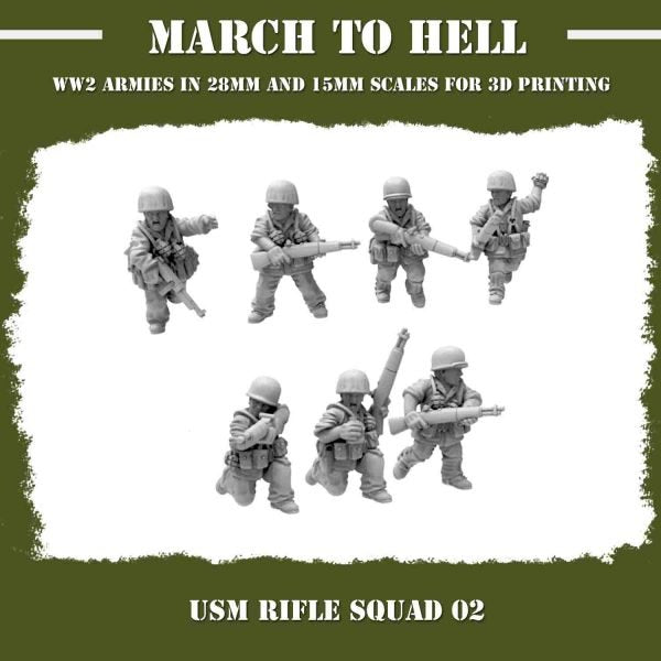 Unites States Marines (Usm) Rifle Squad 02 Figure