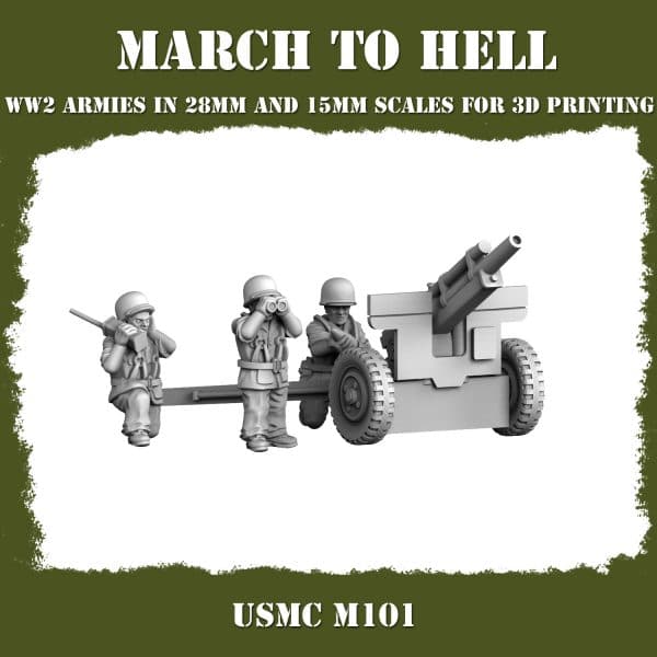 Unites States Marines (Usm) M101 Figure