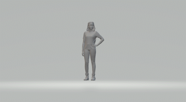 Mm447 Female Hand On Hip Figure