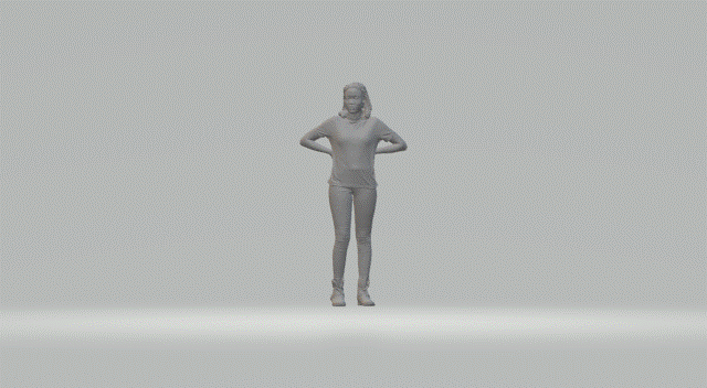 Mm448 Female Both Hands On Hip Figure