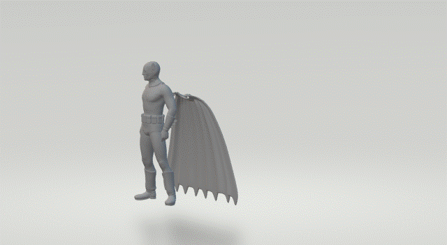 Mm491 Batman With Cape Figure