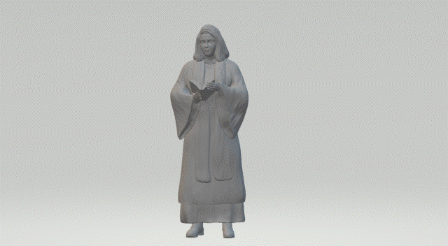 Mm324 Female Vicar/Clergy Figure