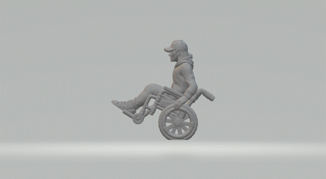 Young Male In Wheelchair