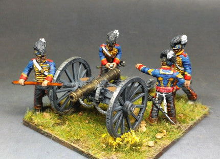 Napoleonic British Royal Horse Artillery Figures & 3 Cannons
