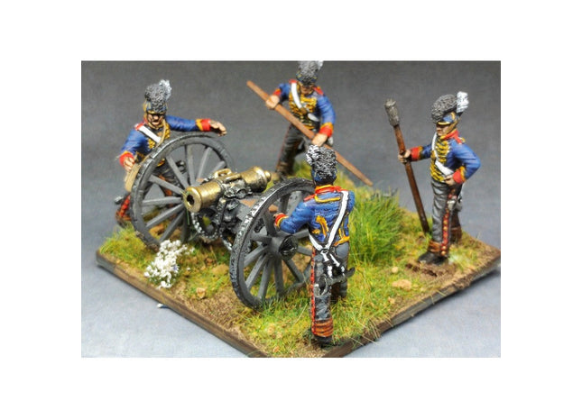 Napoleonic British Royal Horse Artillery Figures & 3 Cannons
