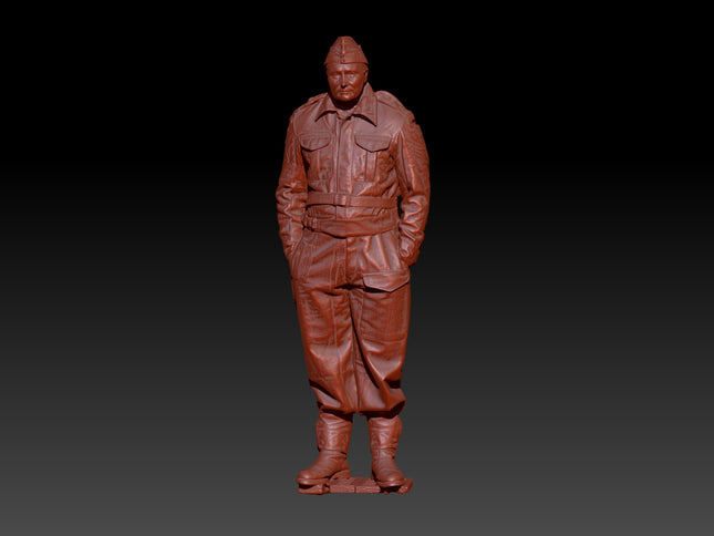 S3D0004 WW2 Home Guard/Army Hands in Pockets
