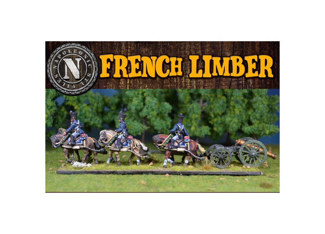 French Napoleonic 12lb Artillery Limber Team