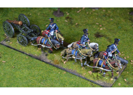 French Napoleonic Howitzer Artillery Limber Team