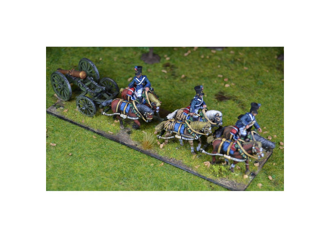 French Napoleonic Howitzer Artillery Limber Team