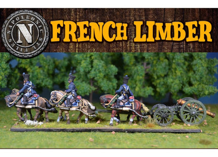 French Napoleonic 6lb Artillery Limber Team