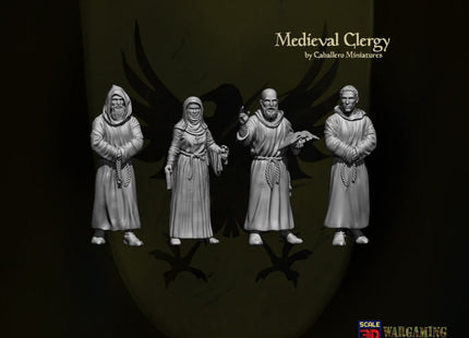 Medieval Clergy - Priest Monk