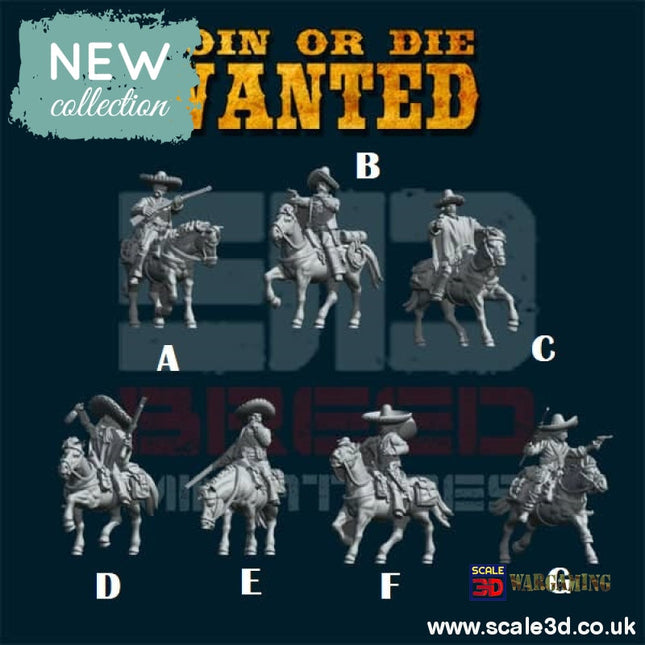 Mexican Outlaw Riders 32Mm / A Figure