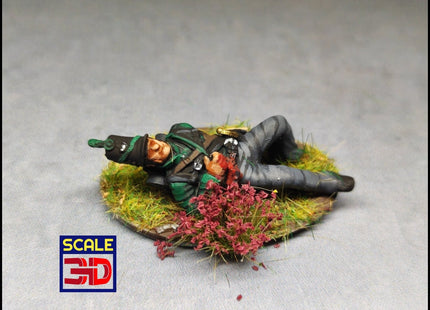 Napoleonic British Wounded And Dead Figure
